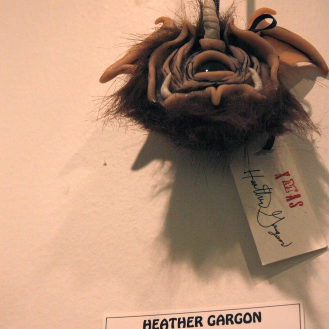 Bat Ornament by Heather Gargon